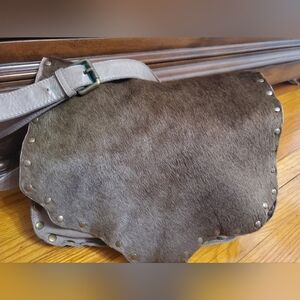 Pulicati Genuine Leather  Brown Leather Satchel Shoulder/crossbody Bag